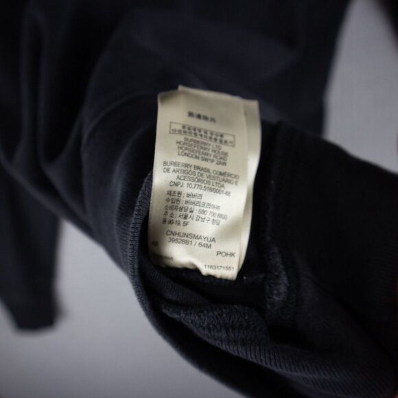 Burberry Brit Cotton Quarter Zip Sweater Mens Large - Picture 8 of 8